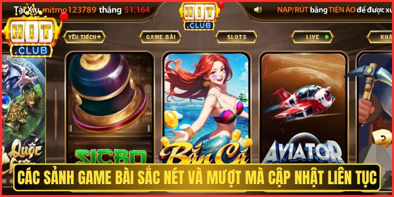 HITCLUB | TAI HITCLUB | Link Tải HIT CLUB Cổng Game #1 Mobile 06/2026 15 Các sảnh game bài sắc nét và mượt mà nhất cập nhật liên tục